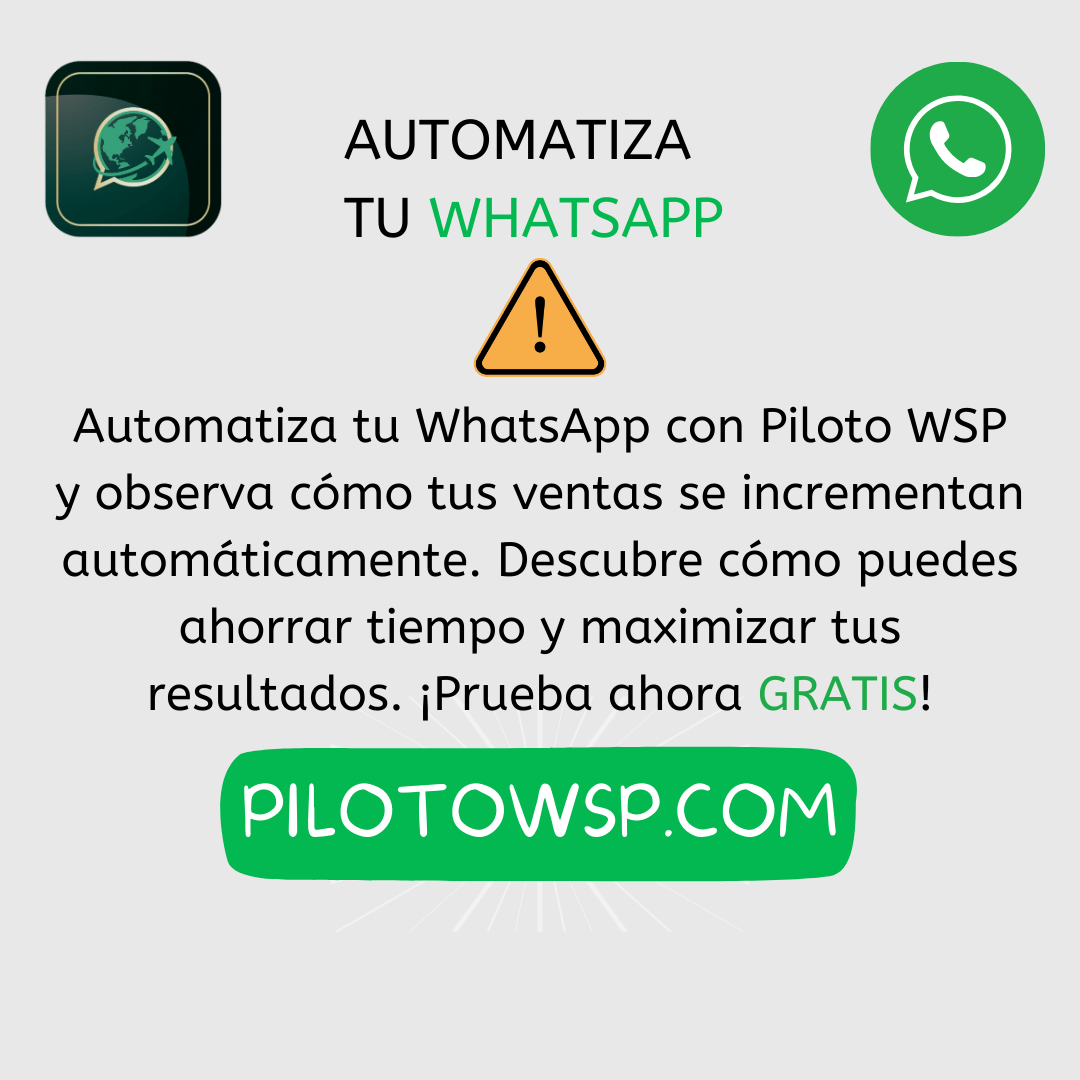 Tutorial activación Piloto Wsp